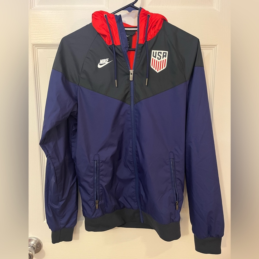 Nike US National Team Navy and Red X-Small Windbreaker Jacket